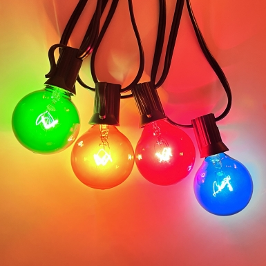 LED户外灯 - HCP098 G40多色高压灯串钨丝泡